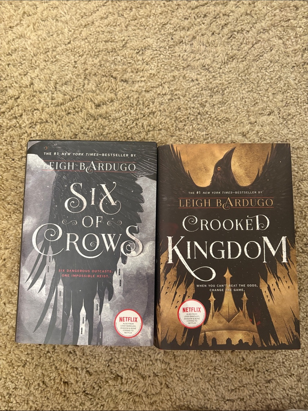 The Six of Crows duology // COMPLETE SET; hard back, brand new condition